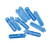 Disttocate 10 PièCes SéRies 2 en 1 éConomique Longueur Fixe Rail de Guidage de la Fibre Optique Câble Stripper Guide de Coupe de la Fibre Optique Rail FTTH Outil