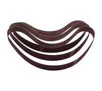 Disttocate 15 Pièces Séries 1X30 Pouces Aluminium Oxyde les Bandes de Ponçage à Toute Épreuve les Bandes de Ponçage Polyvalent les Courroies Abrasives pour Ponceuse à Bande