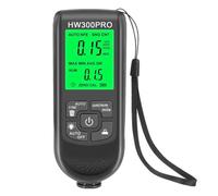 Disttocate -300PRO Jauge D'Épaisseur de Revêtement 0-2000UM Testeur D'Épaisseur de Film de Peinture de Voiture Compteur de Peinture Automobile 122 mm X 50 mm X 22 mm Noir