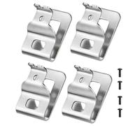 Disttocate 4 Clips de Ceinture, Kit de Crochets de Clips pour Outils de Perçage avec Vis, Pièces de Rechange pour N268241 pour Outils Électriques 20 V DCD980 DCD985 DCD980L2 DCD985L2