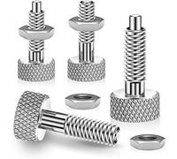 Disttocate 4 PièCes SéRies PoignéE Goupilles à DéGagement, Goupille Verrouillage à DéGagement, Piston à Ressort RéTractable, Kit de Verrouillage M6 pour BoîTe à Outils Roulante