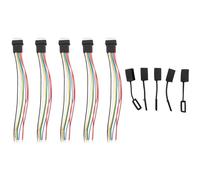 Disttocate 5PCS RC Aircraft 6S Balance Head avec Capuchon Extension Câble de Charge Cordon de Plomb 10Cm DIY pour Batterie Li Po