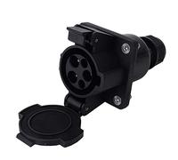 Disttocate Adaptateur EV Cordon d'extension de charge Type 1 16 A 32 A 40 A 60 A 250 V AC, Sae J1772 EV Chargeur de véhicule Prise de courant