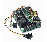 Disttocate Affichage NuméRique Du ContrôLeur de Vitesse Du Moteur CC PWM 0-100% EntréE Du Module Variateur RéGlable MAX 60A