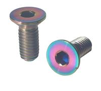 Disttocate Boulons pour cage de bouteille d'eau, vis de cage de bouteille de vélo, couleur