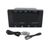 Disttocate Contrôleur de Micro-Ordinateur à Affichage Numérique Électronique, Thermostat Automatique, Compteur de Température et D'Humidité, Pièces D'Incubateur