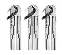 Disttocate Jauge de Bardeau 3 Pièces, Jauge de Bardeau 4/09 Jauge de Pente de Toit avec Mousqueton Jauge de Toiture pour Mesurer L'Analyse de L'Épaisseur Facile à Installer Facile à Utiliser