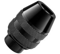 Disttocate Mandrin de Perceuse, 1/32 à 1/8 Remplacement 4486 Perceuse Sans Clé Arbre de Mandrin Outil Rotatif Kit D'Adaptateur de Changement