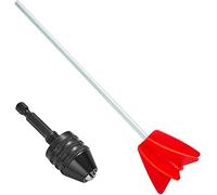 Disttocate MéLangeur de Peinture et Accessoire de MéLangeur éPoxy avec Mandrin de Forage à Tige Hexagonale de 1/4 Pouce pour MéLanger la RéSine éPoxy, le Latex, les Peintures à L'