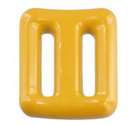Disttocate Poids de plongée pour ceinture de plongée avec revêtement en plomb - Poids de la ceinture de plongée - 1500 g - Jaune