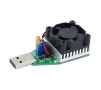 Disttocate Testeur de Capacité de Batterie USB 1 Pièce Charge Électronique à Courant Constant Réglable 15W Vert