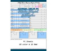 Disturbance Timeline RPG: Merlin, Magick, & Mayhem PC Sheets