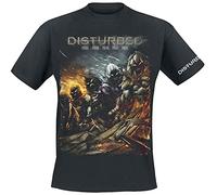 Disturbed Evolution - The Guy Homme T-Shirt Manches Courtes Noir 100% Coton Regular/Coupe Standard