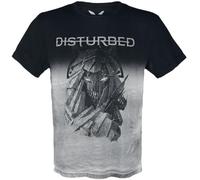 Disturbed Immortalized Homme T-Shirt Manches Courtes Gris M 100% Coton Regular/Coupe Standard