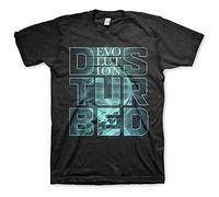 Rock Off Trade – T-shirt Disturbed 'Evolution' – Unisexe L Noir – Import