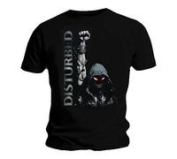 Disturbed T-Shirt Officiel dérangé Immortalized 'Up Yer Military' Poing Toutes Tailles - Noir - XX-Large