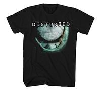 Disturbed The Sickness T Shirt Mens Rock N Roll Music Concert Tee Black Black(Medium)