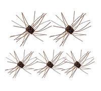 Dit Leurre de mer 5 pièces doux coule lent avec plusieurs tentacules | Leurre de mer pour pêcheurs débutants, en plein air, rivière, ruisseau, réservoir près du rivage
