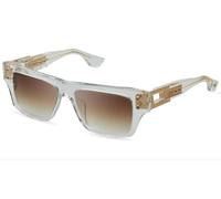 Dita Lunettes de Soleil GRANDMASTER-SEVEN CRYSTAL YELLOW GOLD/BROWN SHADED Tailleunique unisexe