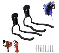 Ditac ASPARCAY Lot de 2 supports muraux pour débroussailleuse murale, débroussailleuse, support de débroussailleuse, organiseur et rangement pour outils de garage, outils de jardin.