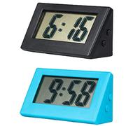 Ditanpu Réveil Numérique, Voyage Horloge Numérique LCD Portable avec Calendrier, Sens Visuel Clair Et Confortable, pour Enfant Fille Garcon Ado Adultes