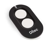 Ditec ZEN 2C Télécommande radio 433,92 MHz, code fixe, 2 canaux, cryptage AES 128 bits, compatible avec les systèmes Ditec et avec anciens modèles Entrematic
