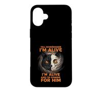 Dites à Schrödinger Que Je suis Vivant et Je Viens pour Lui Physique Coque pour iPhone 16 Plus