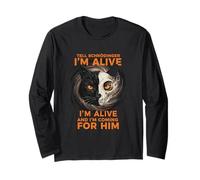 Dites à Schrödinger Que Je suis Vivant et Je Viens pour Lui Physique Manche Longue