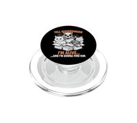 Dites à Schrödinger Que Je suis Vivant et Je Viens pour Lui Physique PopSockets PopGrip pour MagSafe