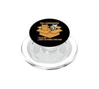 Dites à Schrödinger Que Je suis Vivant et Je Viens pour Lui Physique PopSockets PopGrip pour MagSafe