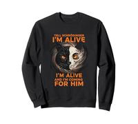 Dites à Schrödinger Que Je suis Vivant et Je Viens pour Lui Physique Sweatshirt