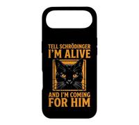 Dites à Schrödinger Que Je suis Vivant... Funny Cat Science Geek Physics Coque pour iPhone Air