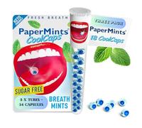 Dites adieu à l'halitose avec Cool PaperMints® Capsules désodorisantes X3