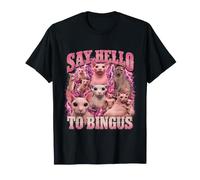 Dites Bonjour à Bingus Funny Cat Gen Z Meme Cringe Brainrot Gag T-Shirt