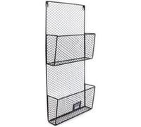 Dites Le Avec Des Mots - Range revues mural en métal grillagé Noir G