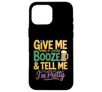 Dites-Moi Que Je suis Une Jolie Femme de Mardi Gras Qui boit de l'alcool Coque pour iPhone 16 Pro Max