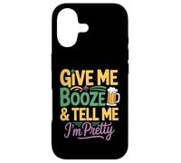 Dites-Moi Que Je suis Une Jolie Femme de Mardi Gras Qui boit de l'alcool Coque pour iPhone 17