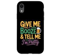 Dites-Moi Que Je suis Une Jolie Femme de Mardi Gras Qui boit de l'alcool Coque pour iPhone XR