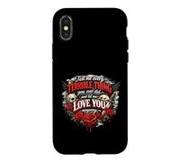 Dites-Moi Tout ce Que tu as jamais Fait Citation de Poe Coque pour iPhone X/XS