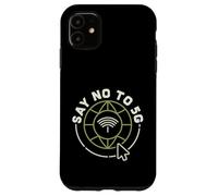 Dites Non à la 5G - Théorie du Complot 5 GHz Coque pour iPhone 11