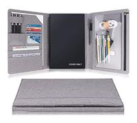 Ditiord Couverture de planification à trois volets pour Rocketbook Smart Notebook | Convient au format A4/21,6 x 27,9 cm | Organiseur portefeuille étanche avec rangement de fichiers et protection des