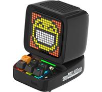 Ditoo Enceinte Bluetooth Avec Affichage Leds, Reveil, Et 10 Watts Audio Pour Chambre, Diy, Anniversaire (Noir)[Z135]