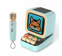Ditoo-Haut-parleur Bluetooth portable Pixel Art,haut-parleur rétro,micro,alarme sonore,éclairage LED bricolage,son mignon pour la maison,cadeau d'anniversaire #A