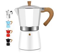 DITOSH 3 Tasse Aluminum Espresso Stovetop Moka Pot Express Coffee Maker Percolator Italian Classic Mocha Coffee Machine for Italian and Cuban Cafe Brewing for Home & Camping 150ml 5oz