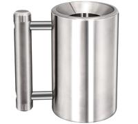 DITOSH 6kg 13.2lb Heavy Coffee Mug Challenge 304 Stainless Steel Dumbbell Cups Silver Overweight Sports Water Cup for Fitness Training Arm Strength Prank Gift Home Gym Workout Equipment 100ml 3.4oz