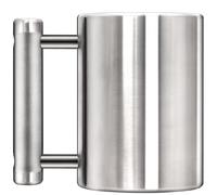 DITOSH 8kg 17.6lb Heavy Coffee Mug Challenge 304 Stainless Steel Dumbbell Cups Silver Overweight Sports Water Cup for Fitness Training Arm Strength Prank Gift Home Gym Workout Equipment 300ml 10oz