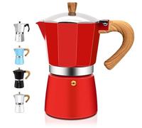 DITOSH Cafetera Expresso Moka Pot Express de 3 Taza de Aluminio Percoladora Cafetera Moka Clásica Italiana Para Preparar Café Italiano y Cubano Para Casa y Camping 150ml 5oz
