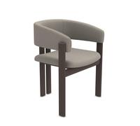 DITRE ITALIA fauteuil BIARRITZ (Adria 207, structure en bois gris - Tissu Cat. A et bois de frêne massif)