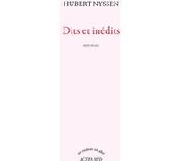 Dits et inédits Hubert Nyssen (Auteur)