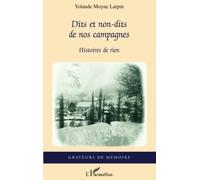 Dits et non-dits de nos campagnes – Histoires de rien – L'Harmattan